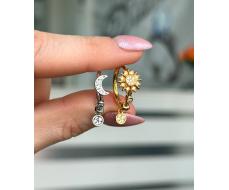 Серьги Серебро 925 пробы diana05