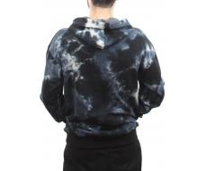 2639 BLACK/BLUE Толстовка мужская (75% хлопок, 20% полиэстер, 5% спандекс)