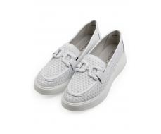 06-YC139-1 WHITE Туфли женские (натуральная кожа)