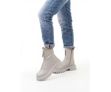 04-PAS152-2Z LT. GRAY Ботинки зимние женские (натуральная кожа, 100% шерсть)