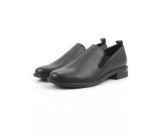 03-M47-20 BLACK Лоферы женские (натуральная кожа)