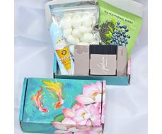 Бьюти-бокс мини Рыбки (Маска, Крем для рук, Резинки для волос, Коконы)
