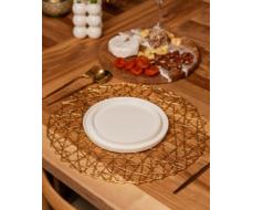 Плейсмат золотистый набор 4 шт