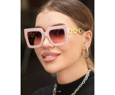 Очки Y2K Oversized Sunglasses Men And Women Vintage Fashion Classic Decoration Outdoor Travel Beach Vacation UV Protection Glasses