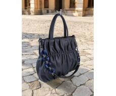 Сумка женская из кожзаменителя Valle Mitto A-4568# Синяя