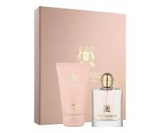 TRUSSARDI TRUSSARDI DELICATE ROSE SET (50ML EDT + 100ML B/L) WOMEN