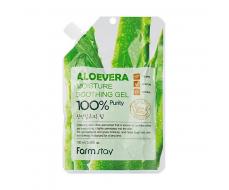-40% Farm Stay Многофункциональный гель с экстрактом алое вера / Moisture Soothing Gel Aloevera, 100 мл