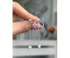 Серьги Серебро 925 пробы diana05