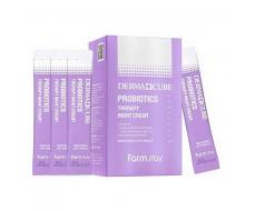 -40% Farm Stay Антивозрастной ночной крем с пробиотиками / Dermacube Probiotics Therapy Night Cream, 20 саше