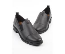 06-M47-17 BLACK Туфли женские (натуральная кожа)