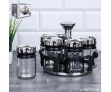 Набор для специй 6 предметов на подставке /9006A / уп 12