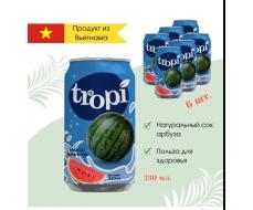 Напиток с соком арбуза TROPI, Вьетнам 330 мл. 2 шт