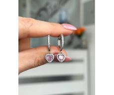 Серьги Серебро 925 пробы diana05