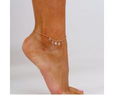 Браслет анклет на ногу коллекция Xuping покрытие позолота