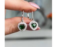 Серьги Серебро 925 пробы diana05