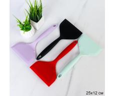 Лопатка силиконовая широкая 25,5*12 см / BD-792 /уп 200/ 0,09