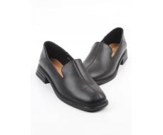06-M47-2 BLACK Туфли женские (натуральная кожа)