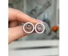 Серьги Серебро 925 пробы diana05