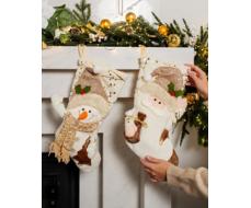 Комплект из 2 больших носков игрушек с мехом