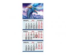 Календари квартальные КТ (в упаковке) Символ года. Дракон КТ-24-162