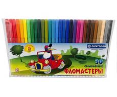 Фломастеры 30цв, CENTROPEN ПИНГВИНЫ в пл/упаковке 7790/30-86