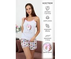 Женский костюм с шортами 42236