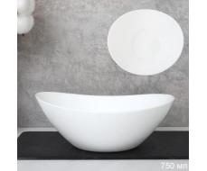 Салатник 750 мл Ладья тарелка глубокая LW80 (white) (уп 6/36)