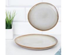 Тарелка 200 мм / 88014-8 /уп 6/24/ Глазурованное реактивное покрытие