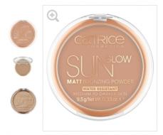 ПРИСТРОЙ!!! ОРИГИНАЛ CATRICE - Пудра компактная Sun Glow Matt Bronzing Powder с эффектом загара матирующая, 035 Universal Bronze