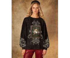 Свитшот из футера варёнка с принтом «Сказка» SFS001