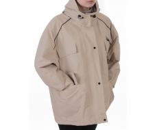 3092 BEIGE Куртка демисезонная женская (100 гр. холлофайбер)