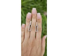 Серьги Серебро 925 пробы kf