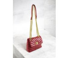 Сумка женская из кожзаменителя NN A0013-425-02 Бордовый