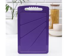 Доска разделочная Альт-Пласт, 32×20 см, пластик, МИКС