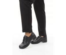 03-YDN15-22 BLACK Полуботинки женские (натуральная кожа)