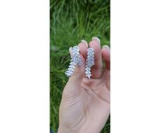 Серьги гвоздики Серебро 925 пробы kf