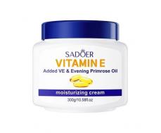 SADOER Крем для лица и тела VITAMIN E Питательный ВИТАМИН Е и Масло ПРИМУЛЫ Вечерней 300г (SD-36773)