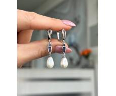 Серьги Серебро 925 пробы diana05