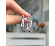 Серьги Серебро 925 пробы diana05