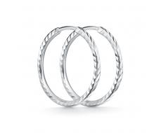 2641.15 Серьги родированные серебро 925*