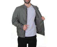 5886 GREY/GREEN Ветровка мужская DSG DONG (100% лён)
