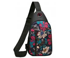 Breast Bag Female Multi-Functional Large Capacity Student Korean Mobile Phone Bag Ins Tide Oblique Cross Bag Sports Leisure Backpack
