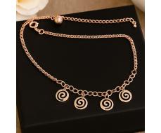 Браслет анклет на ногу коллекция Xuping покрытие позолота