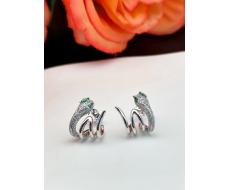Серьги Серебро 925 пробы diana05
