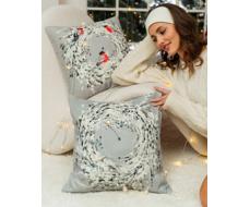 Комплект из 2 наволочек с белыми бусинами