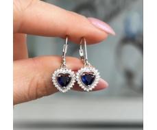 Серьги Серебро 925 пробы diana05