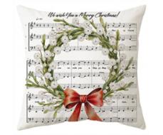 Наволочка с белыми бусинами