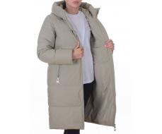 235 LT. GREEN (OLIVE) Пальто зимнее женское (200 гр. холлофайбер)