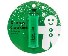 Бальзам для губ, X-mas Cookies Рождественское Печенье Holly Polly Россия