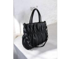 Сумка женская из кожзаменителя Valle Mitto A-4568# Чёрная